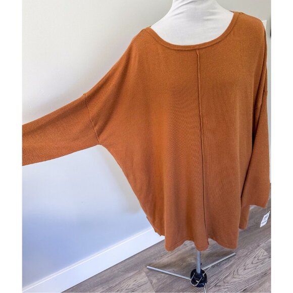 Style & Co Caramel Kiss Sweater Poncho - NWT! - Picture 9 of 10